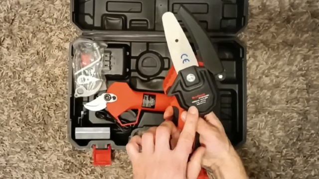 Аккумуляторные садовые ножницы + мини пила смотреть онлайн