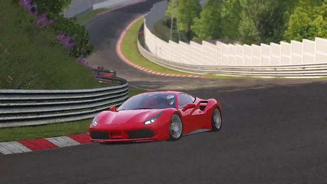 Trackday 5.0: Code Red - Ferrari 488 GTB Nordschleife - Assetto Corsa смотреть онлайн