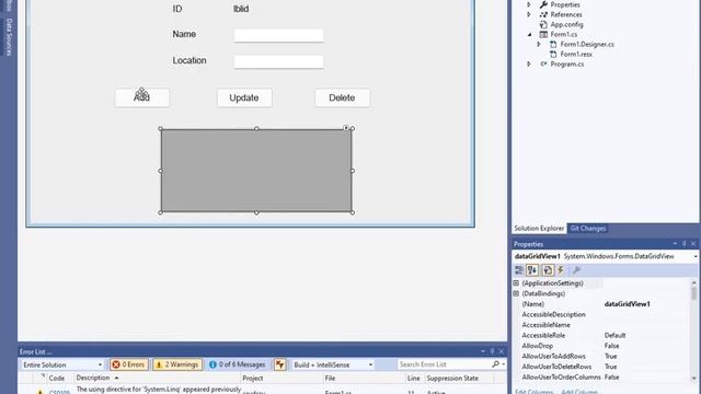 Create, Read, Update,Delete comma separated Value (csv) in c# winform without api смотреть онлайн