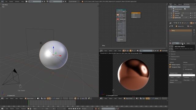Use Two Materials on One Object in Blender смотреть онлайн