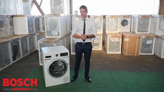BOSCH WTX87KH1BY | hőszivattyús szárítógép bemutató videó смотреть онлайн
