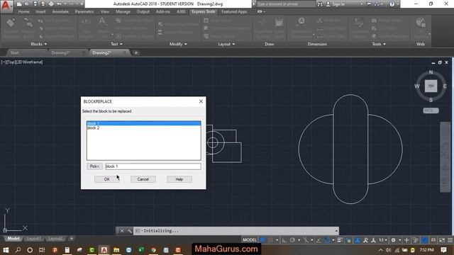 Replace Block With Another block in Autocad- Replace Block in Autocad Tutorial смотреть онлайн