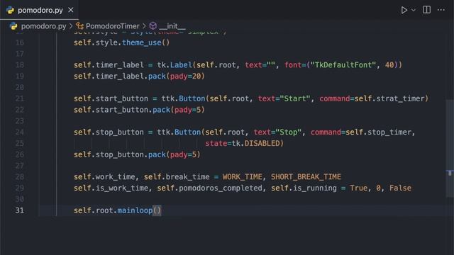 Create a Pomodoro Timer App in Python! | Tutorial смотреть онлайн