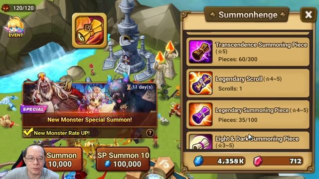 SUMMONING TRANSCENDENCE SCROLLS ACROSS 4 SERVERS (Summoners War) смотреть онлайн