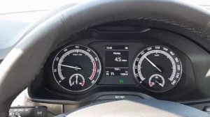 Шкода Кодиак 1,4 на поМойку. Работа круиз-контроля