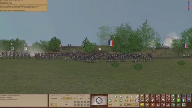 Scourge of War: Waterloo. Multiplayer battle, tactic map with battle scenes смотреть онлайн