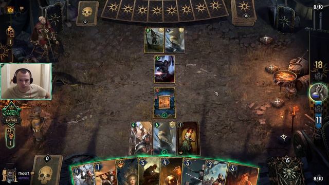 Гвинт - Колода Севера. Манёвр с Игни и Высоготой. Gwent 7.0.2 смотреть онлайн