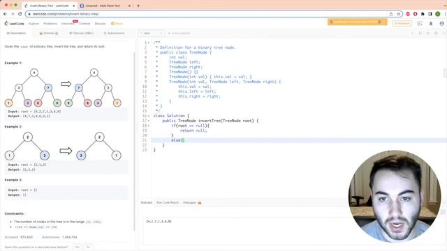 Invert Binary Tree - LeetCode Java Solution смотреть онлайн