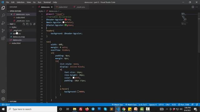 Sass Bangla Tutorial Part-03 : Import and Partials смотреть онлайн