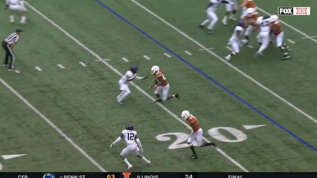 Lil'Jordan Humphrey (Texas WR #84) Vs. TCU 2018 смотреть онлайн