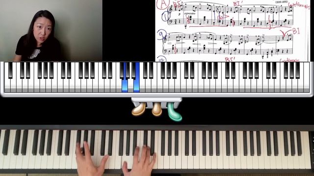 Delibes Valse Lente Part A Performance Tutorial смотреть онлайн