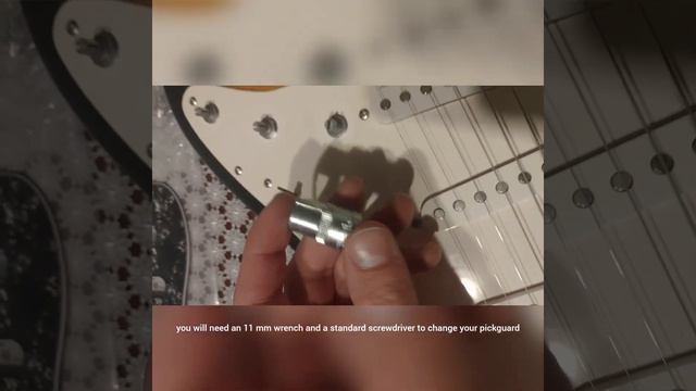 Musiclily black pearl pickguard sss 11 hole replacement on Squier Affinity 2013 stratocaster #squie смотреть онлайн