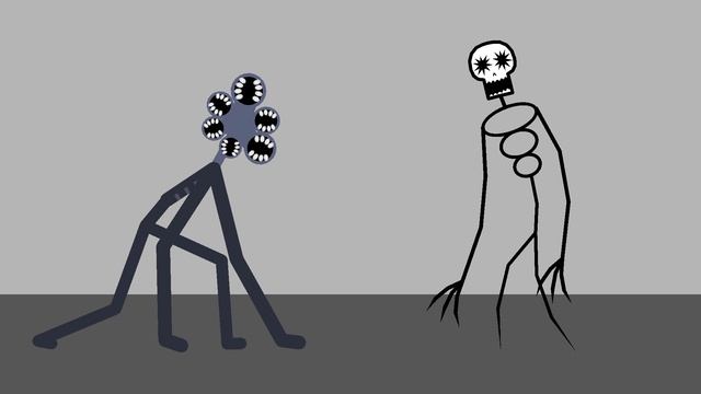 who will win Dark siren head vs Entity skeleton stalker (Stick nodes animation) смотреть онлайн