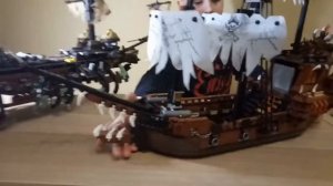 Обзор лего корабля #Летучий Голландец# из фильма "Пираты Карибского моря"