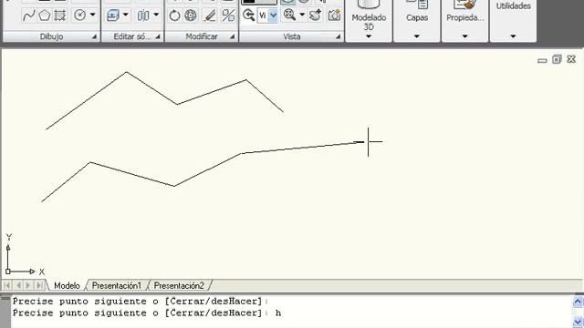 Dibujo de lineas con Autocad 2009 смотреть онлайн