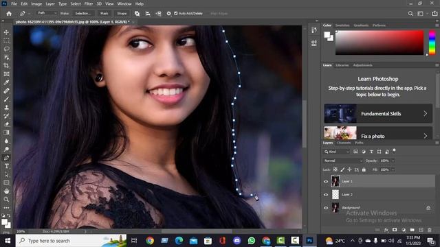 How to change background in photoshop | How to remove photo background | photoshop смотреть онлайн