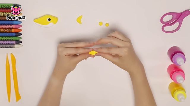 How to make a clay Baby Shark | Pinkfong Clay | Animal Songs | Pinkfong Songs for Children смотреть онлайн