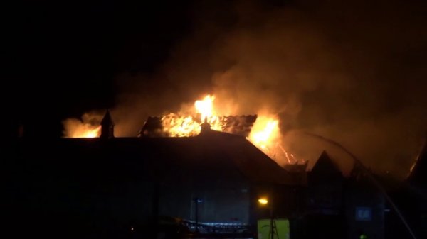 Forfar School On Fire Wellbrae Primary School