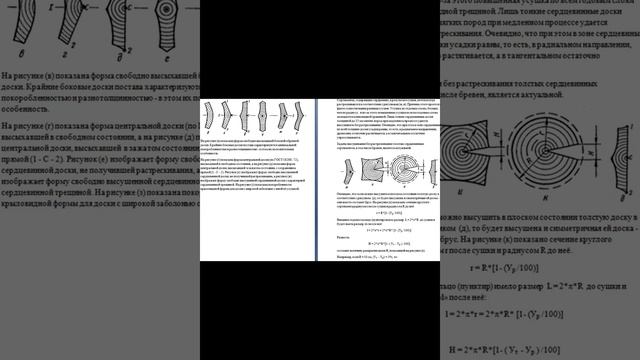 КОНВЕКТИВНАЯ СУШКА ДРЕВЕСИНЫ. Ч.4. ДЕФОРМАЦИЯ ПИЛОМАТЕРИАЛОВ ПРИ СУШКЕ В СВОБОДНОМ СОСТОЯНИИ. смотреть онлайн