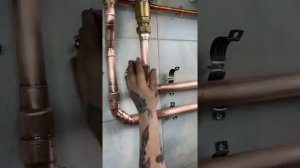 Обработка медных труб в котельной лаком | Как сделать красиво?