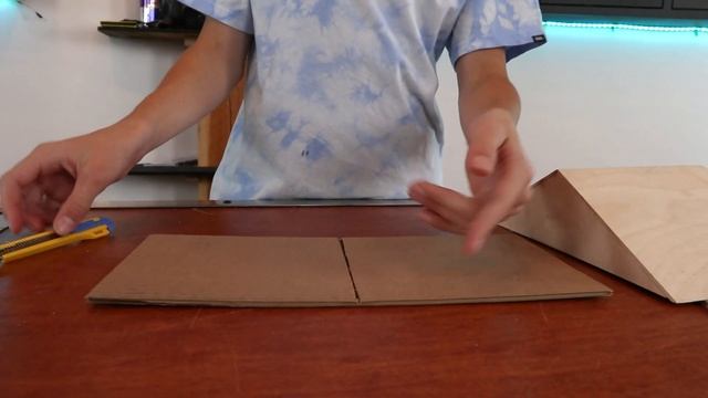 DIY Cardboard Fingerboard Ramp!!