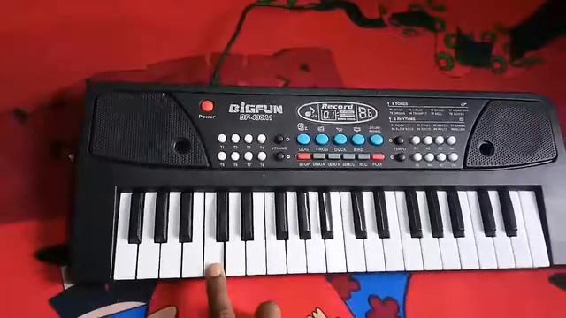 How to play happy birthday tune on BIGFUN BF-430A1 piano смотреть онлайн