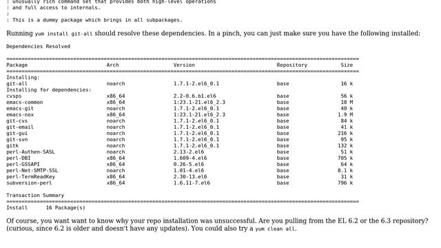 DevOps & SysAdmins: How can I get the git-all meta package on RHEL 6.2? (3 Solutions!!) смотреть онлайн