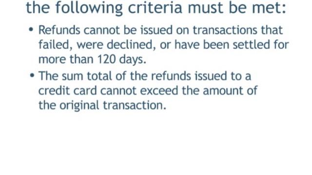 Authorize.net - How to Void, Refund and Credit a Transaction смотреть онлайн