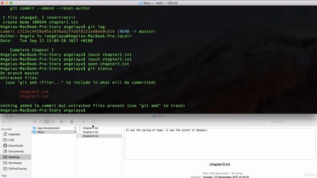 128 Version Control Using Git and the Command Line смотреть онлайн