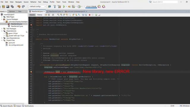 How to import libraries into java maven project смотреть онлайн