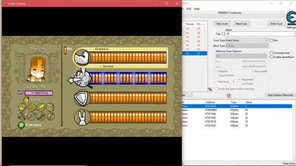 Cheating With Cheat Engine On Castle Crashers