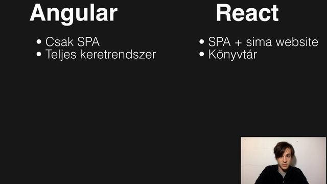 React vagy Angular? Kezdőként melyiket érdemes megtanulnod? смотреть онлайн