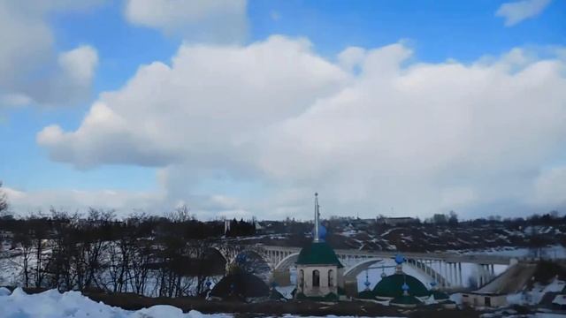 Фёдор Басманов и его исторические места. Город Старица (видео из поездки). Борисоглебский собор смотреть онлайн