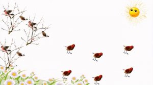 Музыкальная игра "Птички и автомобиль"