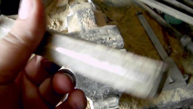 Делаем нож из быстрорежущей стали 11Р3АМ3Ф2 с накладным монтажом. смотреть онлайн