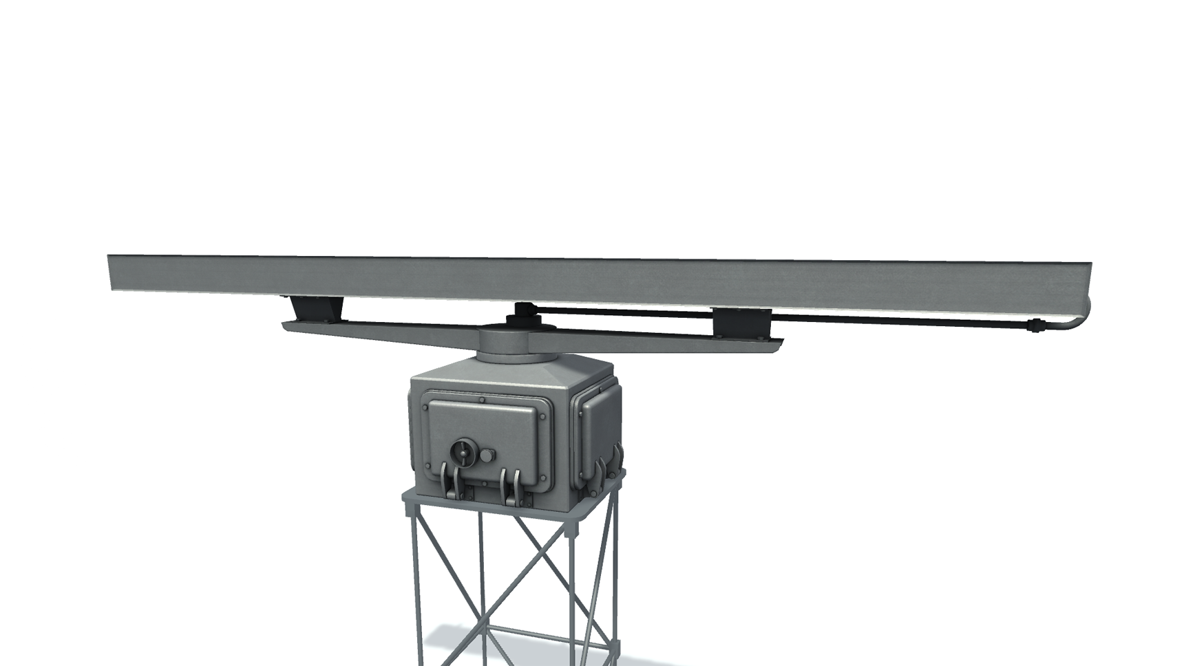 3D модель Антенна РЛС A. 3D model. "Antenna of radar station A." смотреть онлайн