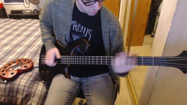 Bass Cover : Les Claypool Frog Brigade - Up On the Roof