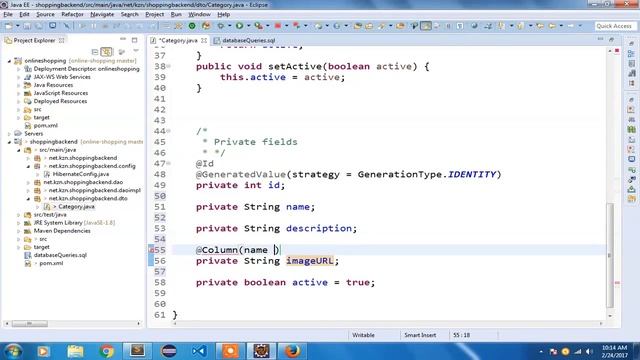 Part 03 - 06 - Creating our first @Entity class смотреть онлайн