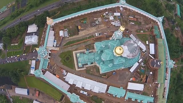 Новоиерусалимский монастырь с высоты смотреть онлайн