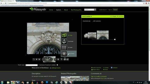 Three.js PhotoSynth Viewer with pictures and new UI смотреть онлайн