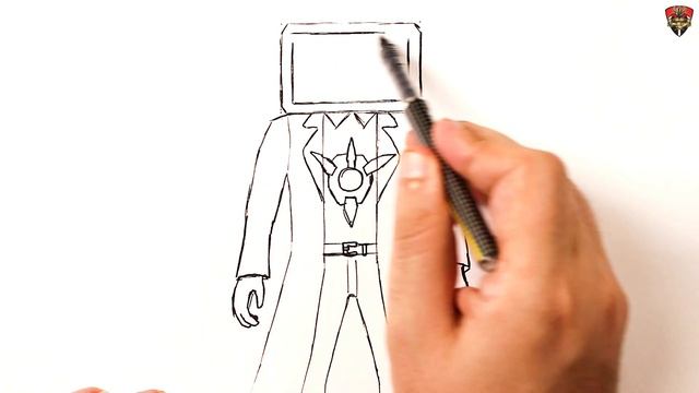 How to draw a Titan TV Man from Skibidi Toilet смотреть онлайн