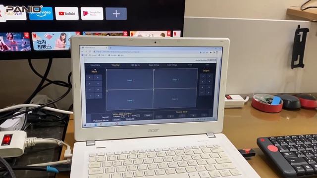 PANIO_4K 8x8 Matrix Switch Video Wall Controller DEMO смотреть онлайн