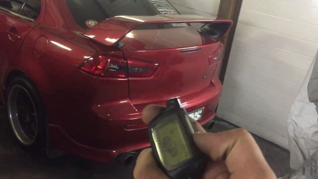 Авто открытие багажника Lancer X смотреть онлайн