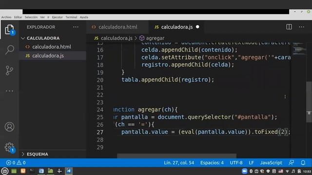 Calculadora básica en html, javascript, css, utilizando tabla смотреть онлайн