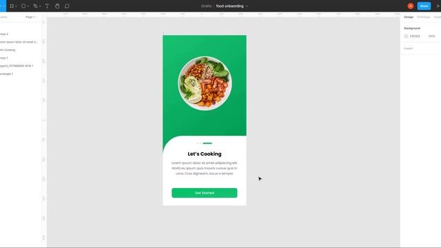 Figma UI - Onboarding Screen | Food App смотреть онлайн