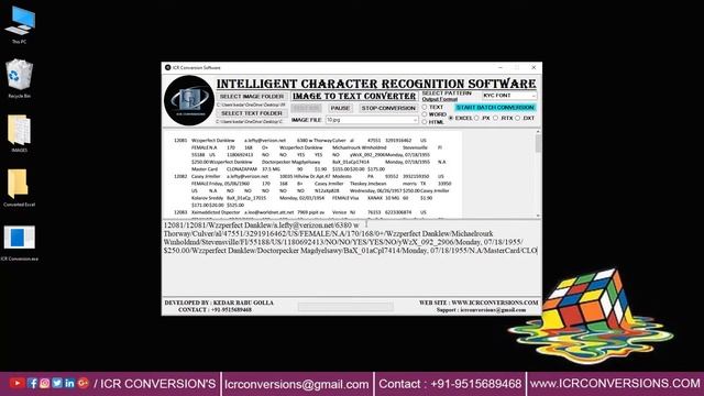 KYC IMAGE TO EXCEL CONVERTER SOFTWARE | IMAGE TO EXCEL | IMAGE TO EXCEL KYC CONVERSION SOFTWARE| смотреть онлайн
