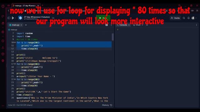 How to make a KBC like quiz game using python? Part 1 #KBCusingpython. смотреть онлайн