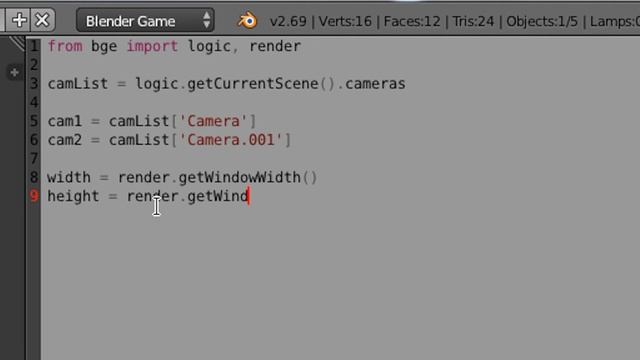 How to add split screen in the BGE [2.69] смотреть онлайн
