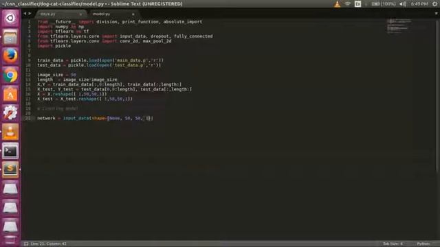How to create convolutional neural network || dog-cat classifier using tflearn and python смотреть онлайн