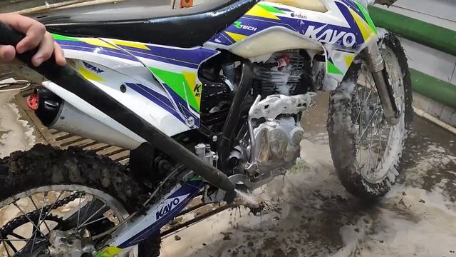 Мойка мотоциклов после дождя и покатушек!